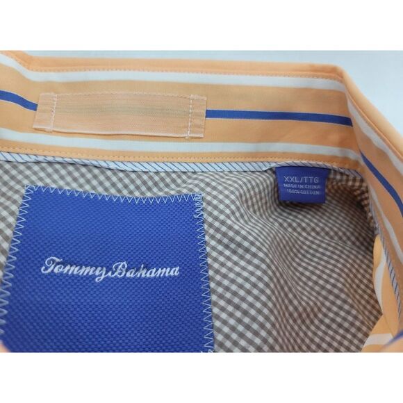 Tommy Bahama Men's XXL Striped Long Sleeve Button Shirt - Picture 4 of 7